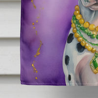 Dalmatian King of Mardi Gras House Flag