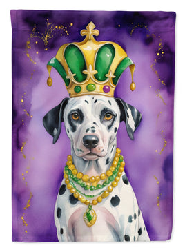 Dalmatian King of Mardi Gras House Flag