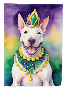 English Bull Terrier King of Mardi Gras House Flag