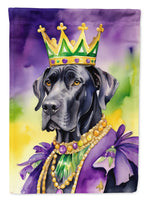 Great Dane King of Mardi Gras House Flag