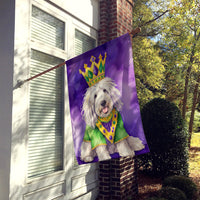 Komondor King of Mardi Gras House Flag