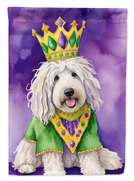 Komondor King of Mardi Gras House Flag
