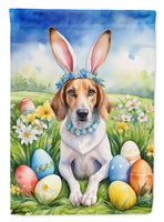 American Foxhound Easter Egg Hunt Garden Flag