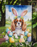 Cavalier Spaniel Easter Egg Hunt Garden Flag
