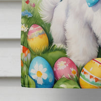 Coton de Tulear Easter Egg Hunt House Flag