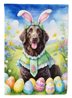 Curly-Coated Retriever Easter Egg Hunt House Flag