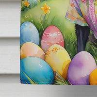 Curly-Coated Retriever Easter Egg Hunt House Flag