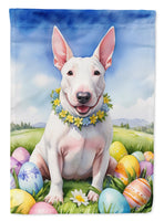 English Bull Terrier Easter Egg Hunt House Flag