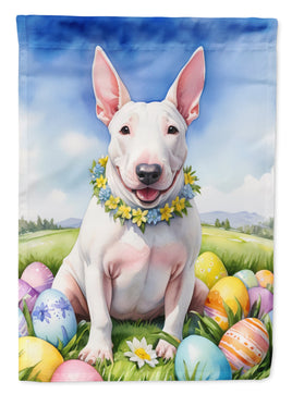 English Bull Terrier Easter Egg Hunt House Flag