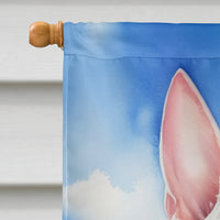 English Bull Terrier Easter Egg Hunt House Flag