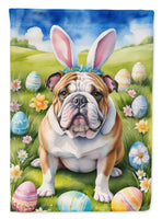 English Bulldog Easter Egg Hunt House Flag