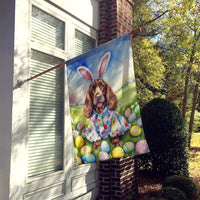 English Cocker Spaniel Easter Egg Hunt House Flag