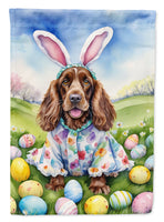 English Cocker Spaniel Easter Egg Hunt House Flag