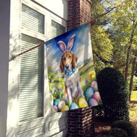 English Foxhound Easter Egg Hunt House Flag