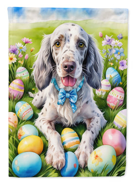 English Setter Easter Egg Hunt House Flag