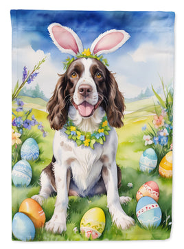 English Springer Spaniel Easter Egg Hunt House Flag