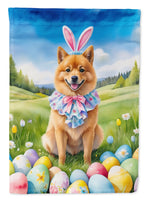 Finnish Spitz Easter Egg Hunt House Flag