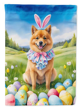 Finnish Spitz Easter Egg Hunt House Flag