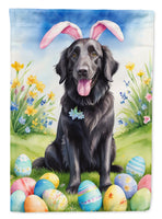 Flat-Coated Retriever Easter Egg Hunt House Flag