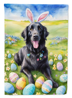 Flat-Coated Retriever Easter Egg Hunt House Flag