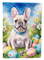 French Bulldog Easter Egg Hunt House Flag
