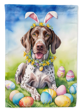 German Shorthaired Pointer Easter Egg Hunt House Flag