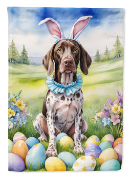 German Shorthaired Pointer Easter Egg Hunt House Flag