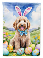Goldendoodle Easter Egg Hunt House Flag