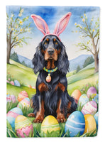 Gordon Setter Easter Egg Hunt House Flag