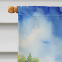 Great Pyrenees Easter Egg Hunt House Flag