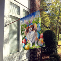 Japanese Chin Easter Egg Hunt House Flag