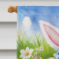 Japanese Chin Easter Egg Hunt House Flag