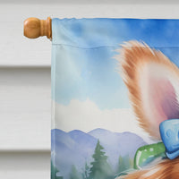 Japanese Chin Easter Egg Hunt House Flag