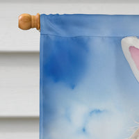 Kuvasz Easter Egg Hunt House Flag