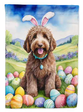Labradoodle Easter Egg Hunt House Flag