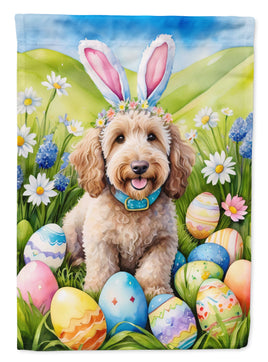 Labradoodle Easter Egg Hunt House Flag