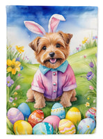 Norfolk Terrier Easter Egg Hunt House Flag