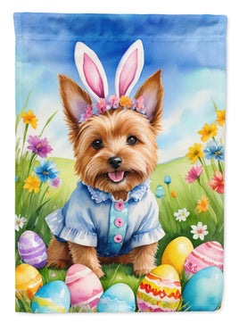 Norwich Terrier Easter Egg Hunt House Flag