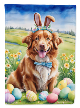 Nova Scotia Duck Tolling Retriever Easter Egg Hunt House Flag