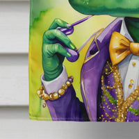 Alligator King of Mardi Gras House Flag