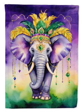 Elephant King of Mardi Gras House Flag