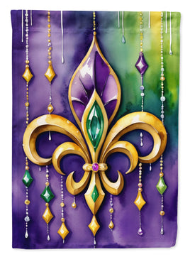 Fleur de lis Mardi Gras House Flag