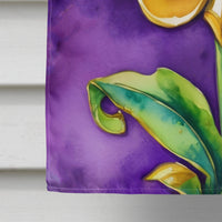 Fleur de lis Mardi Gras House Flag
