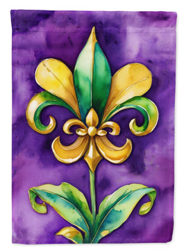 Fleur de lis Mardi Gras House Flag