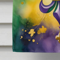 Fleur de lis Mardi Gras House Flag