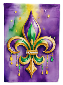 Fleur de lis Mardi Gras House Flag