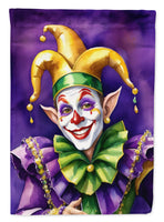 Jester Mardi Gras House Flag