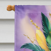 Mask Mardi Gras House Flag