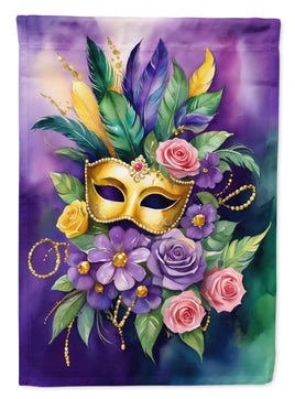 Mask Mardi Gras House Flag