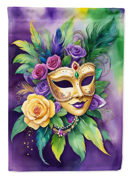 Mask Mardi Gras House Flag